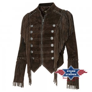 Fransenjacke Brianna braun